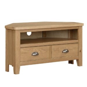 Woodbrook Oak Corner TV Unit