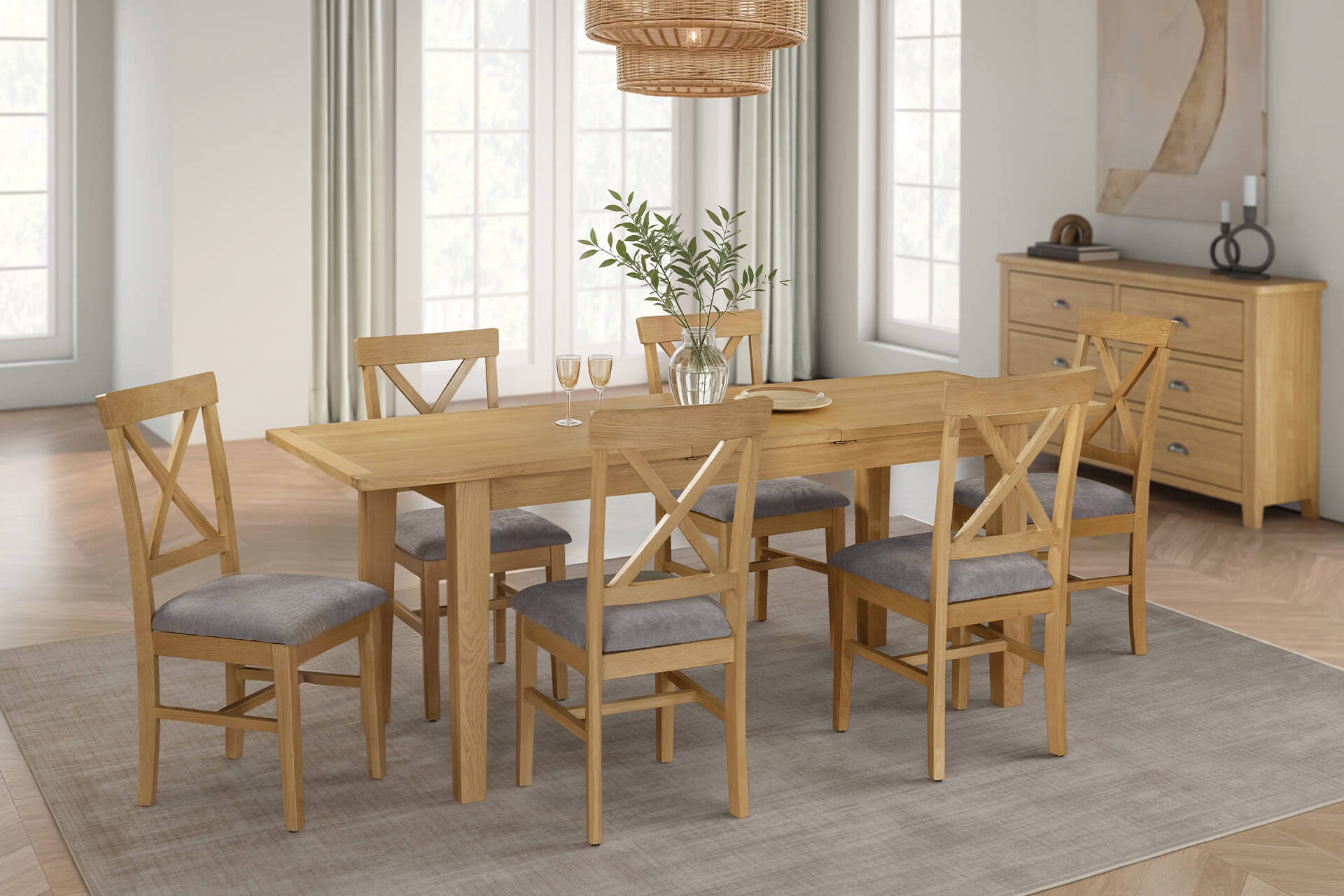 Woodbrook Oak Dining Table