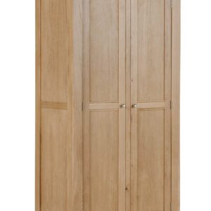 Newhaven 2 door oak wardrobe