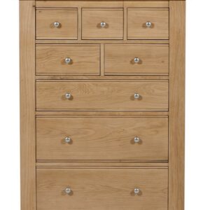 Newhaven 8 drawer oak chest