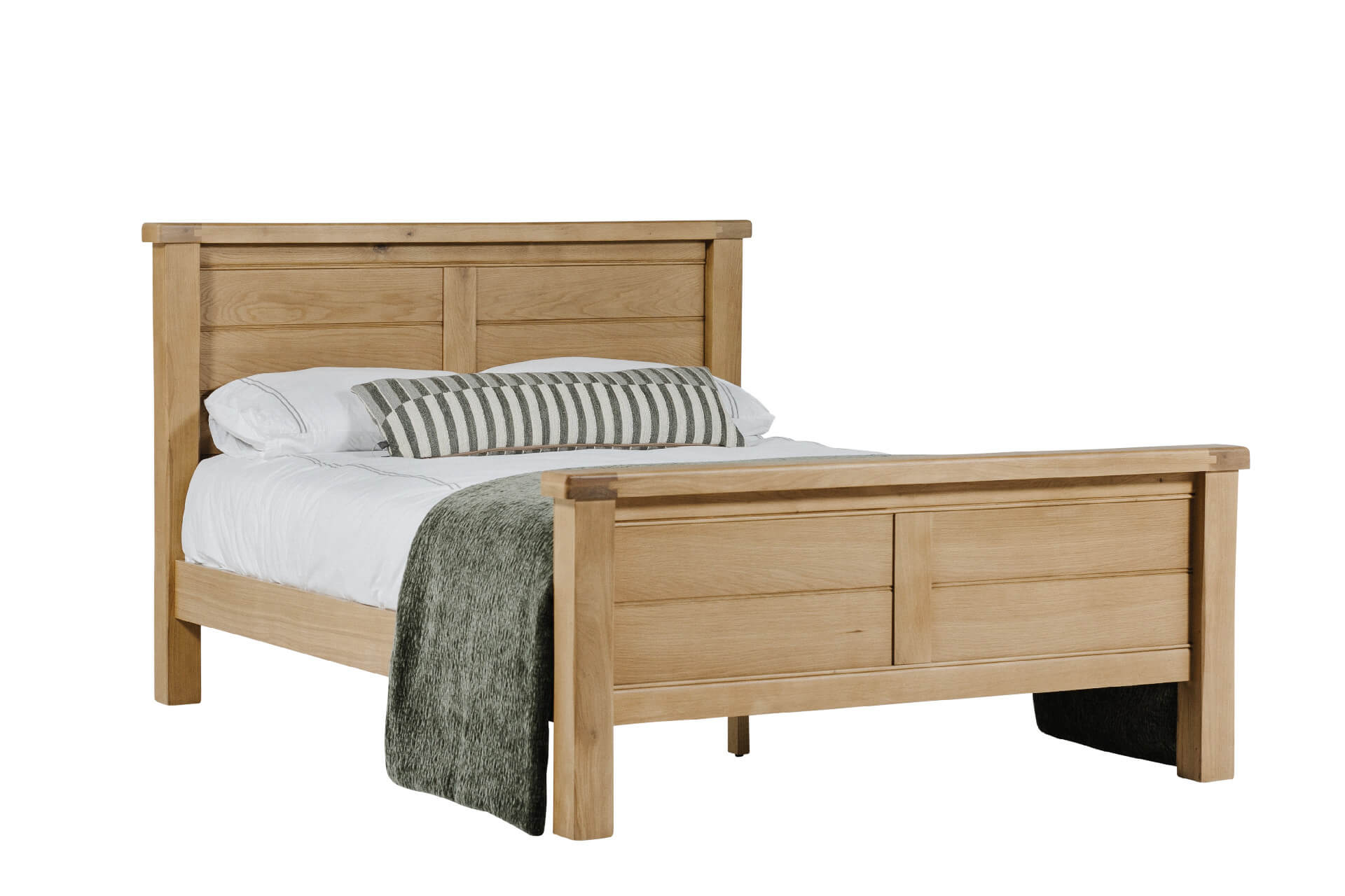 Newhaven Oak Bed Frame - Image 4