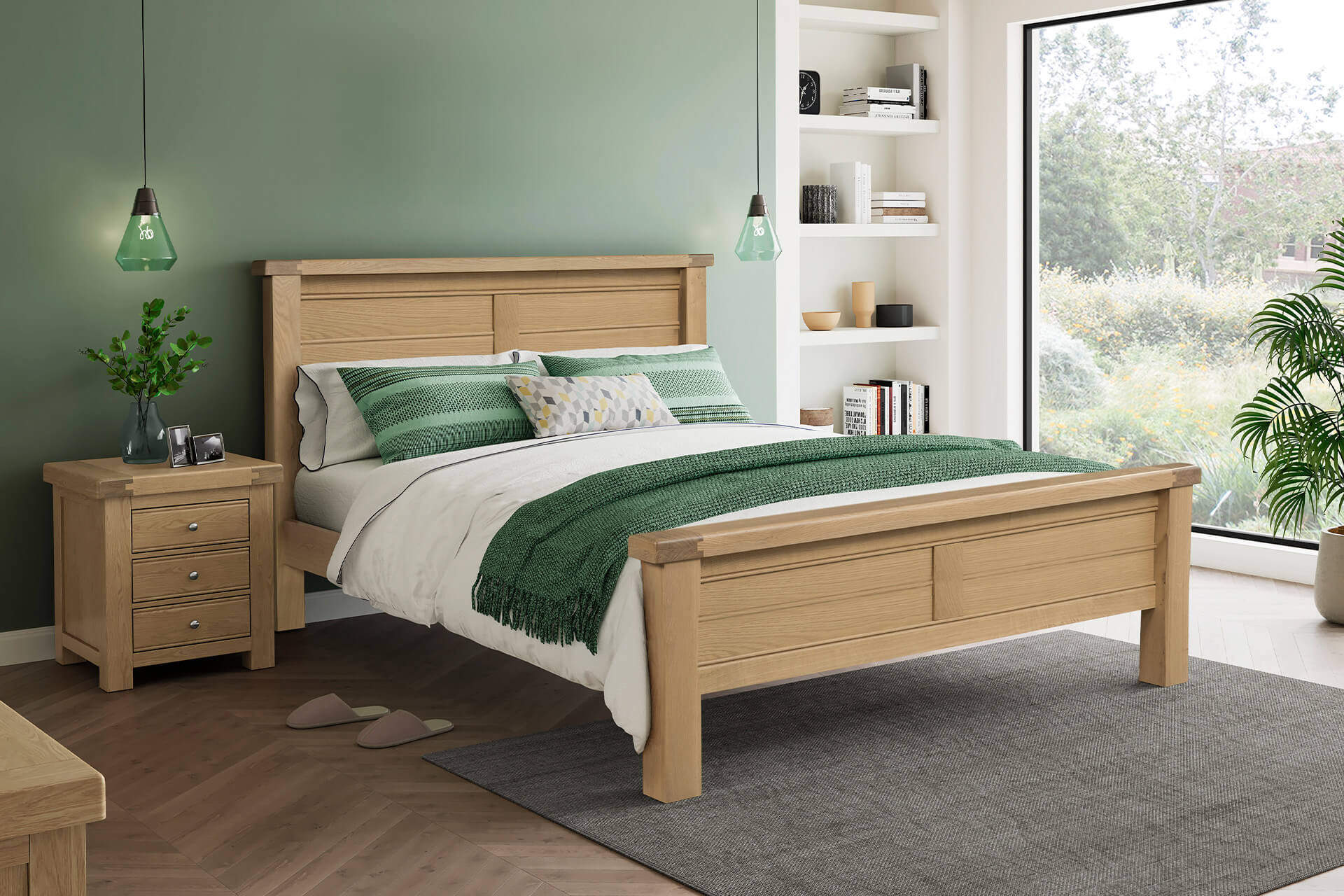 Newhaven Oak Bed Frame